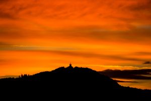 Rossberg im Morgenrot Rossberg im Morgenrot