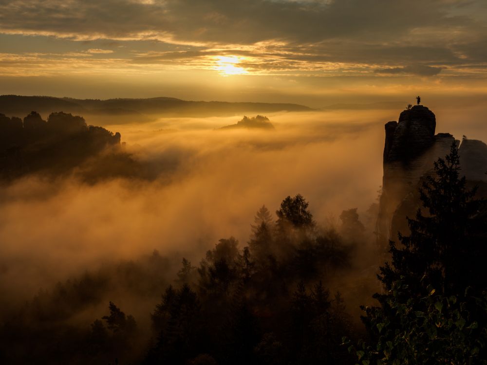 Moench im Nebel Moench im Nebel